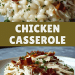 Dump-and-Bake Chicken Alfredo Rice Casserole Recipe