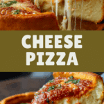 Chicago-Style Deep Dish Cheese Pizza recipe you’ll love! Recipe