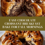 Chocolate Croissant Breakfast Bake that Everyone Loves! Recipe