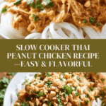 Slow Cooker Thai Peanut Chicken (Easy + Flavorful) Recipe