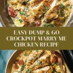 Dump & Go Crockpot Marry Me Chicken Recipe