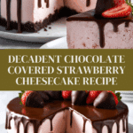 Chocolate Covered Strawberry Cheesecake Recipe