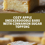 Apple Snickerdoodle Bars Recipe