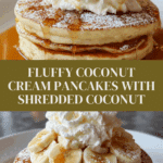 Sweet Coconut Cream Pancakes Recipe