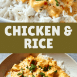 Creamy Smothered Chicken and Rice Recipe