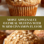 Moist Applesauce Oatmeal Muffins Recipe
