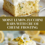 Zesty Lemon Zucchini Bars Recipe