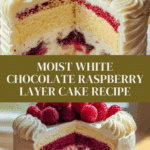 White Chocolate Raspberry Cake Recipe