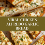 The Viral Chicken Alfredo Garlic Bread Recipe