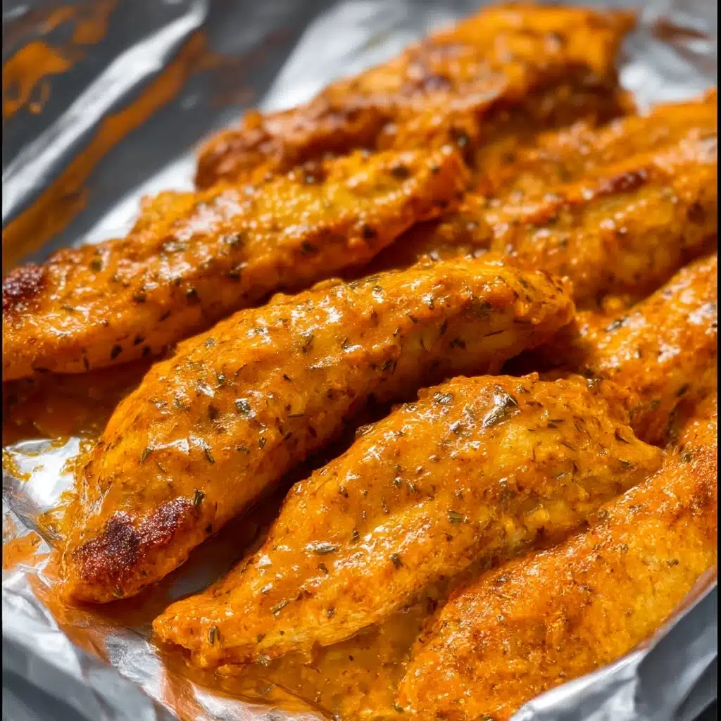 Healthy buffalo ranch baked chicken strips Recipe - Recipe Image