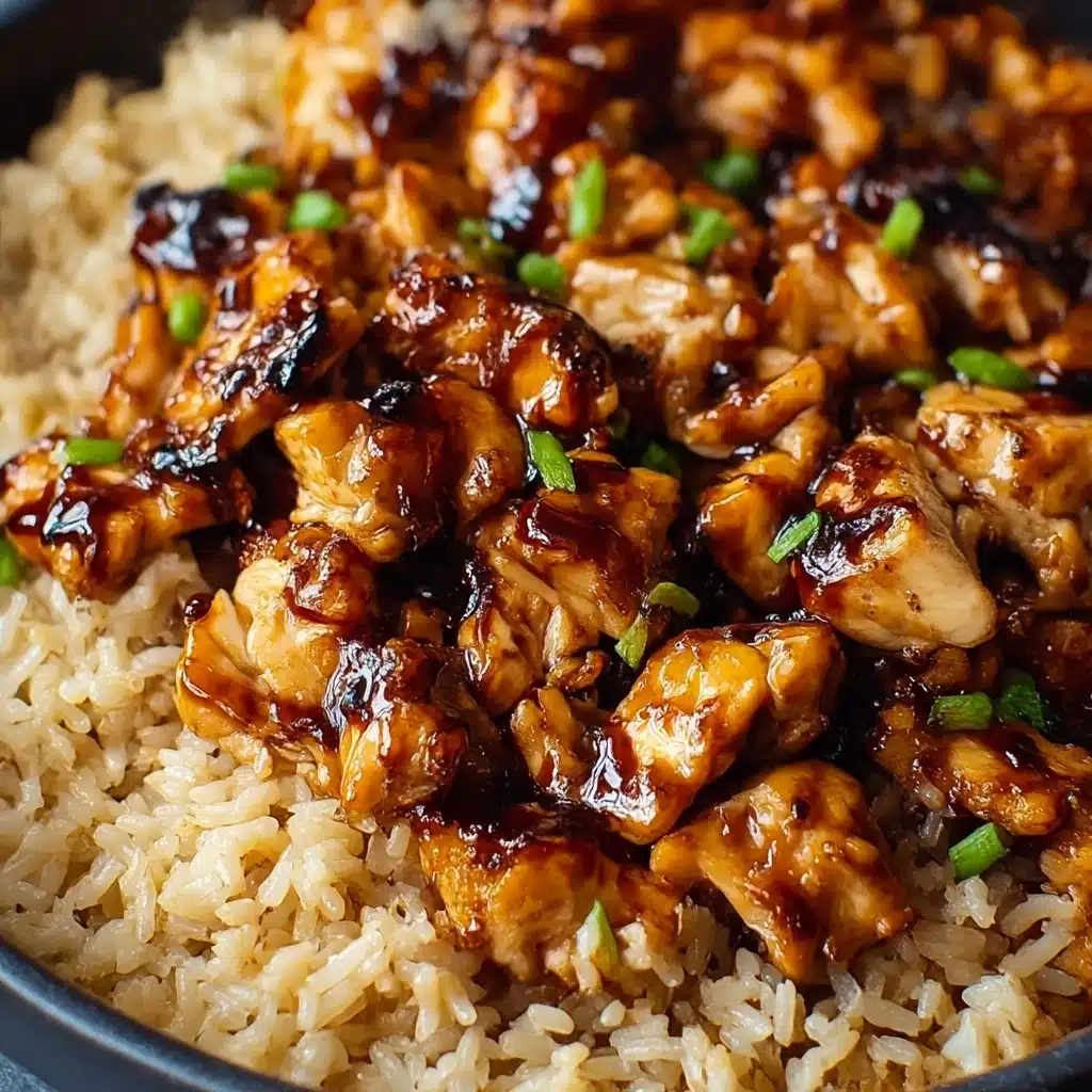 Honey BBQ Chicken Rice Recipe - Recipe Image