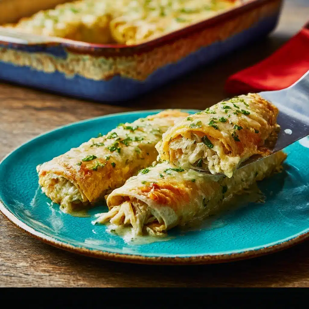 White Chicken Enchiladas Recipe - Recipe Image