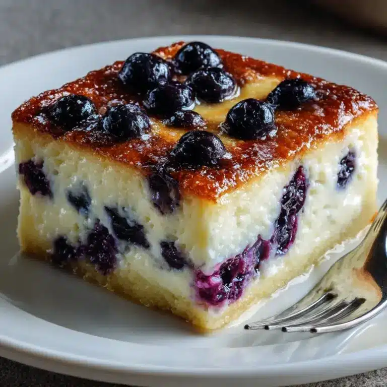 Blueberry Cottage Cheese Breakfast Bake Recipe