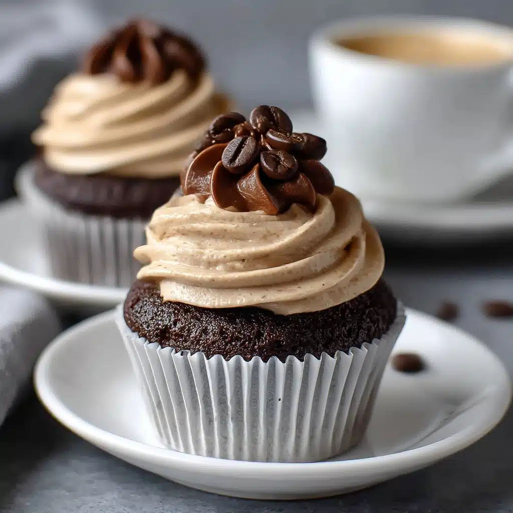 Chocolate Coffee Cream Cupcakes Recipe - Recipe Image