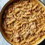 Stovetop Creamy Ground Beef Pasta RecipeIngredients Recipe