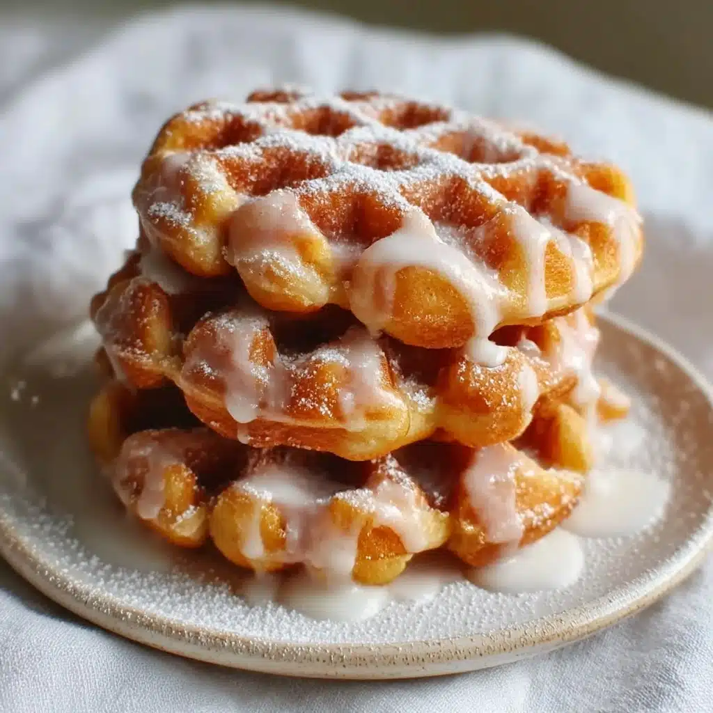 Apple Fritter Waffle Donuts Recipe - Recipe Image