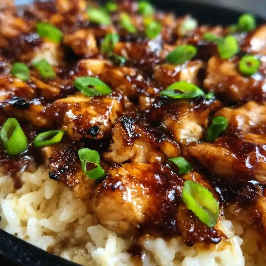 Honey BBQ Chicken Rice Recipe - Recipe Image