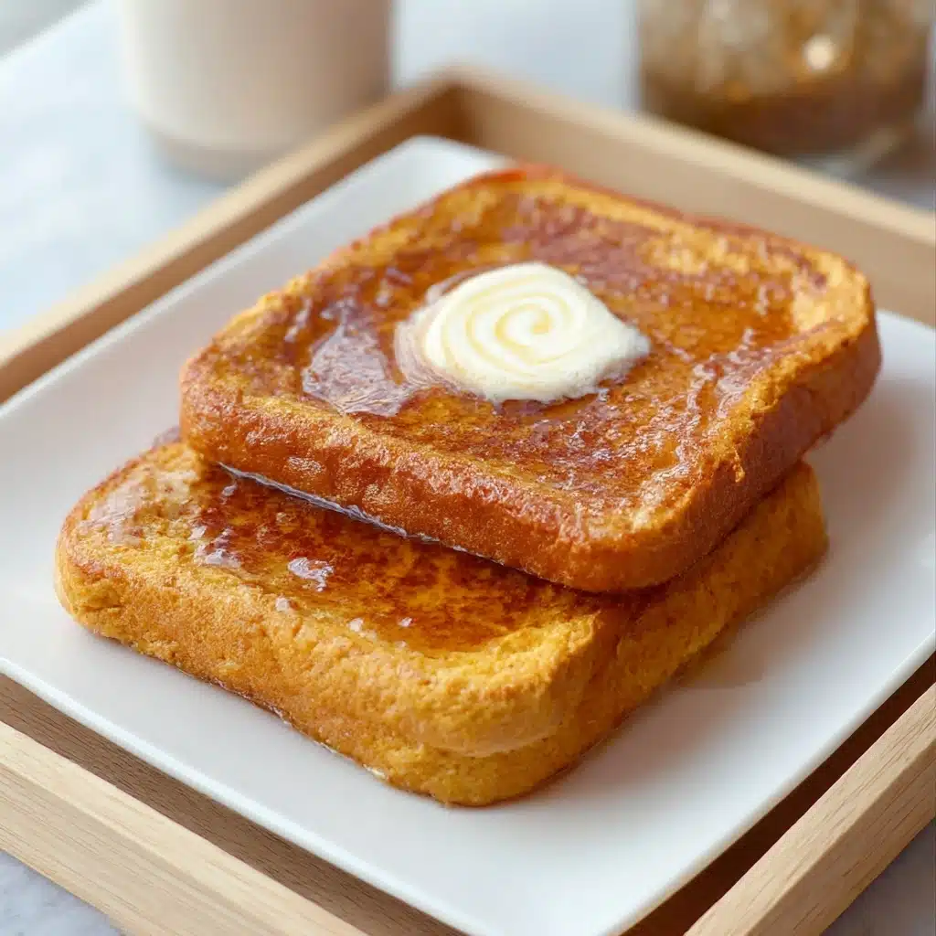 Pumpkin French Toast with Brown Sugar Cinnamon Butter Recipe