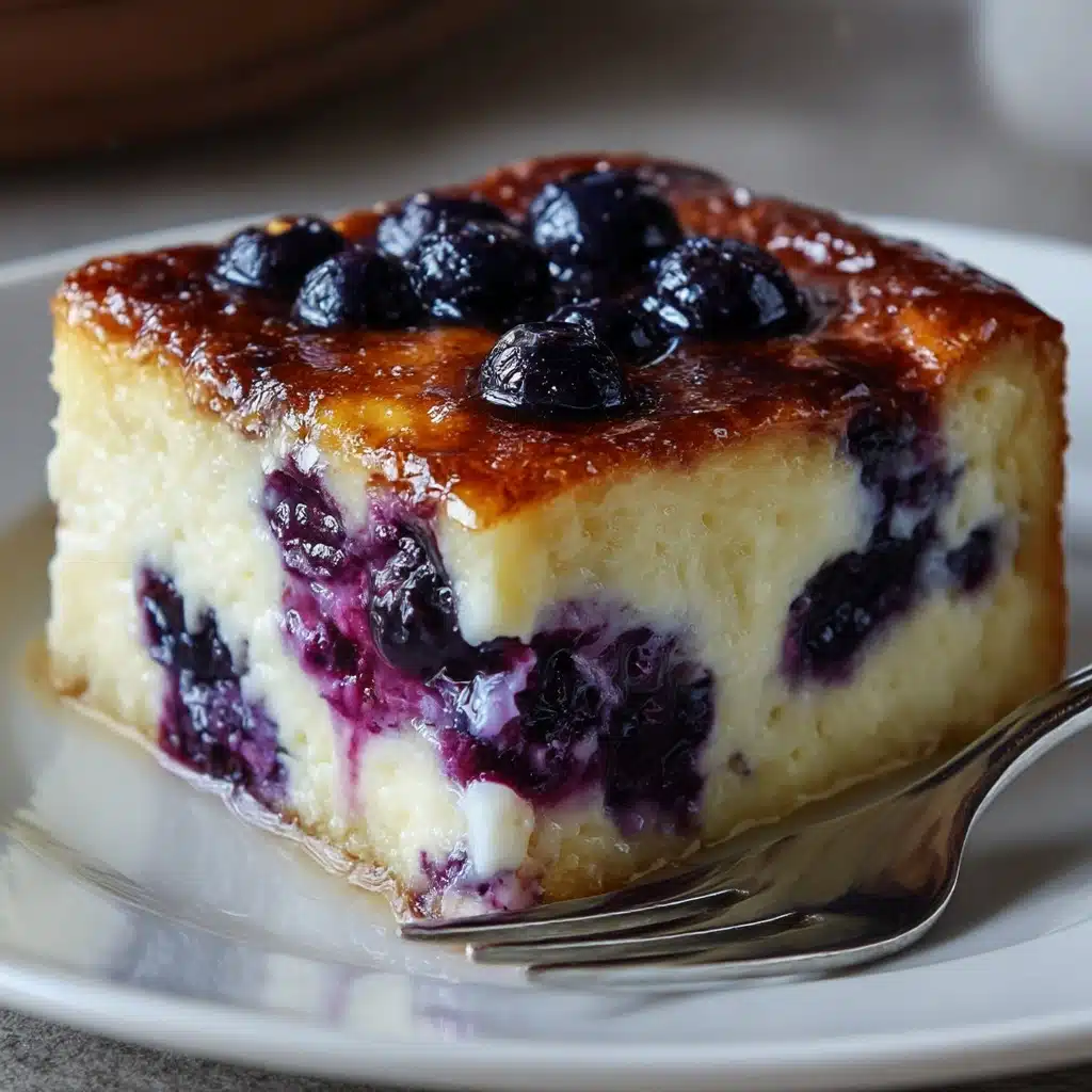 Blueberry Cottage Cheese Breakfast Bake Recipe - Recipe Image