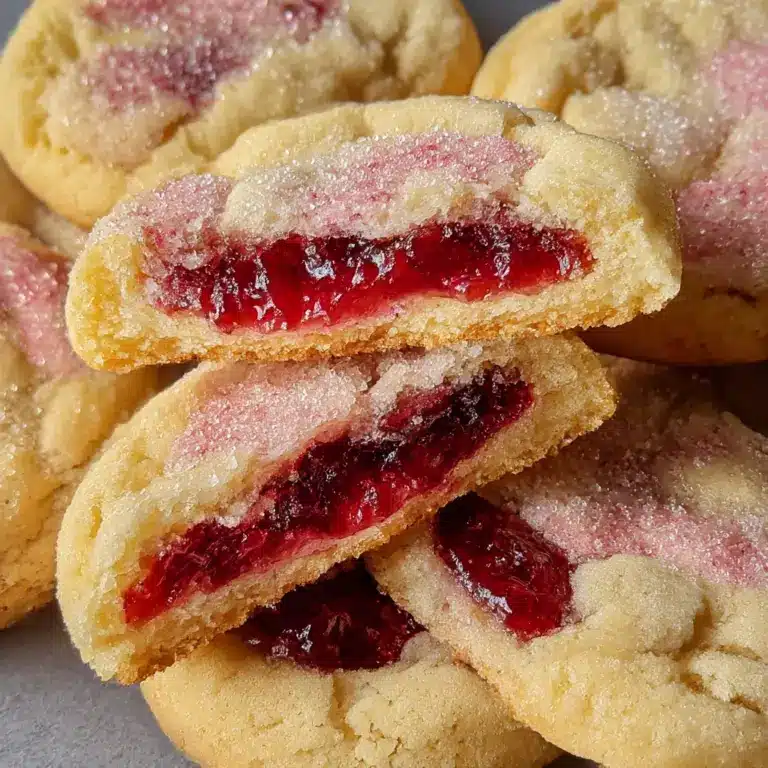 Soft & Chewy Raspberry Sugar Cookies Recipe