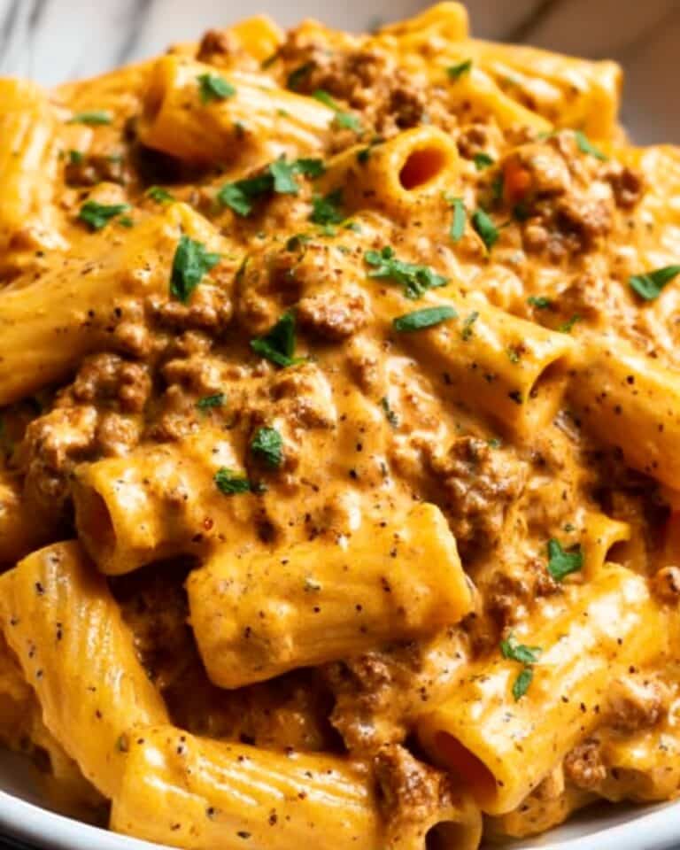High Protein Creamy Beef Pasta Recipe for Quick Weeknight Dinners Recipe