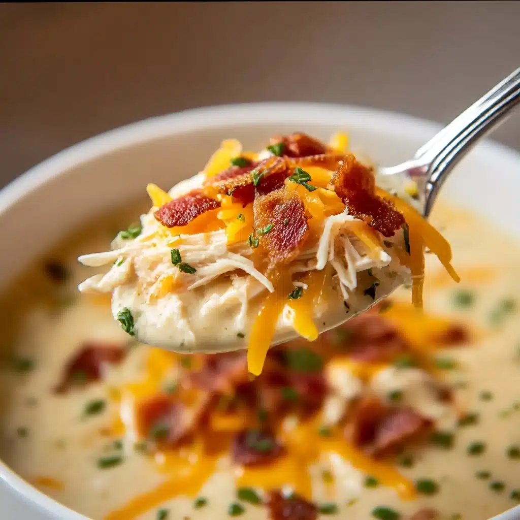 Slow Cooker Keto Chicken Cream Cheese Soup Recipe