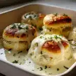 Chicken Pillows with Creamy Parmesan Sauce for Cozy Nights Recipe
