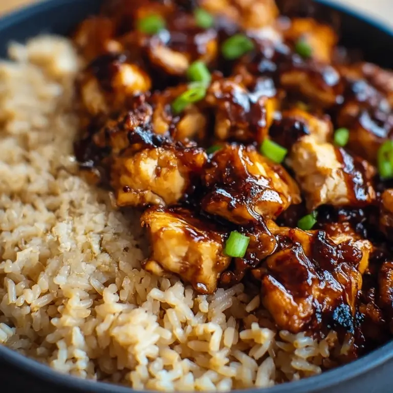 Honey BBQ Chicken Rice Recipe