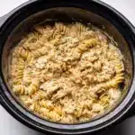 The Best Crockpot Garlic Parmesan Chicken Pasta Recipe