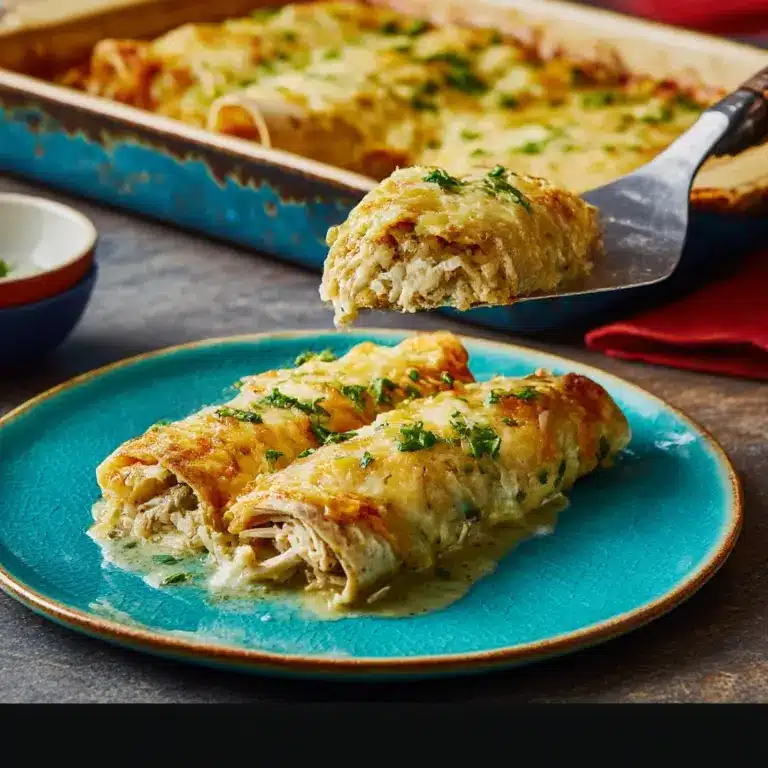 White Chicken Enchiladas Recipe