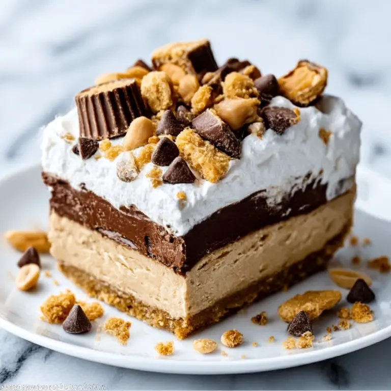 No-Bake Peanut Butter Lasagna Recipe