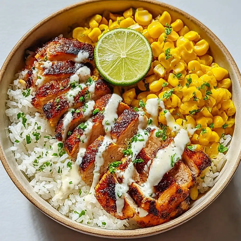 Street Corn Chicken Rice Bowl Recipe