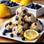 Blueberry and Lemon Zest Cottage Cheese Bites Recipe