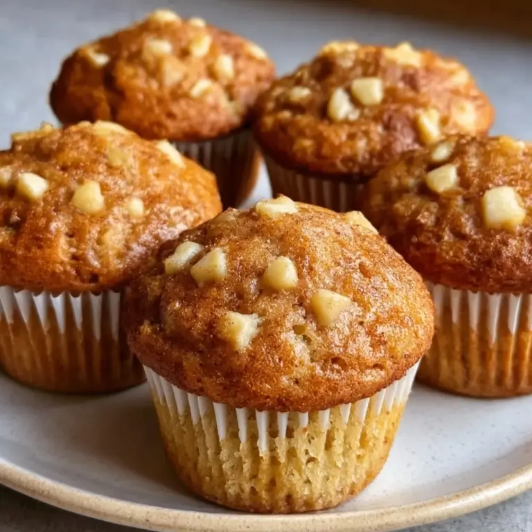 Apple Cinnamon Greek Yogurt Muffins Recipe