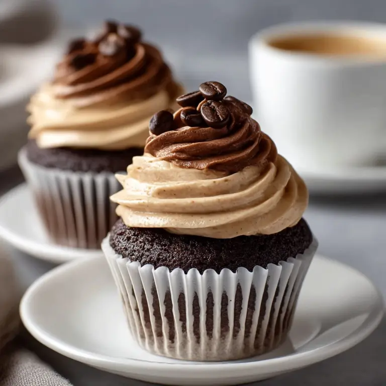 Chocolate Coffee Cream Cupcakes Recipe