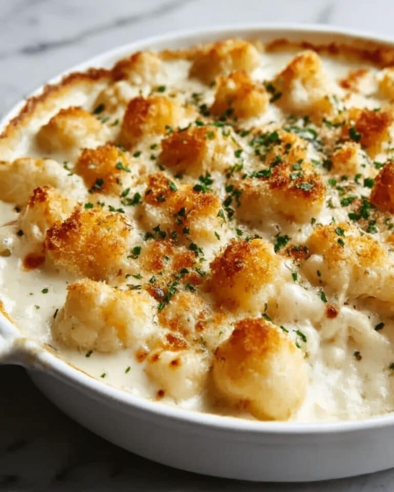 Chicken Alfredo Tater Tot Casserole Recipe