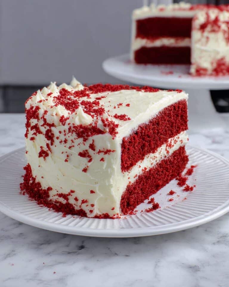 Red Velvet Cake with Cream Cheese Icing Recipe