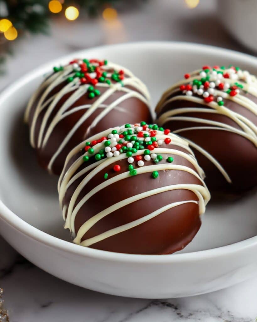 Christmas Hot Cocoa Bombs Recipe