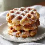 Apple Fritter Waffle Donuts Recipe