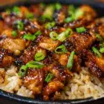 Honey BBQ Chicken Rice Recipe