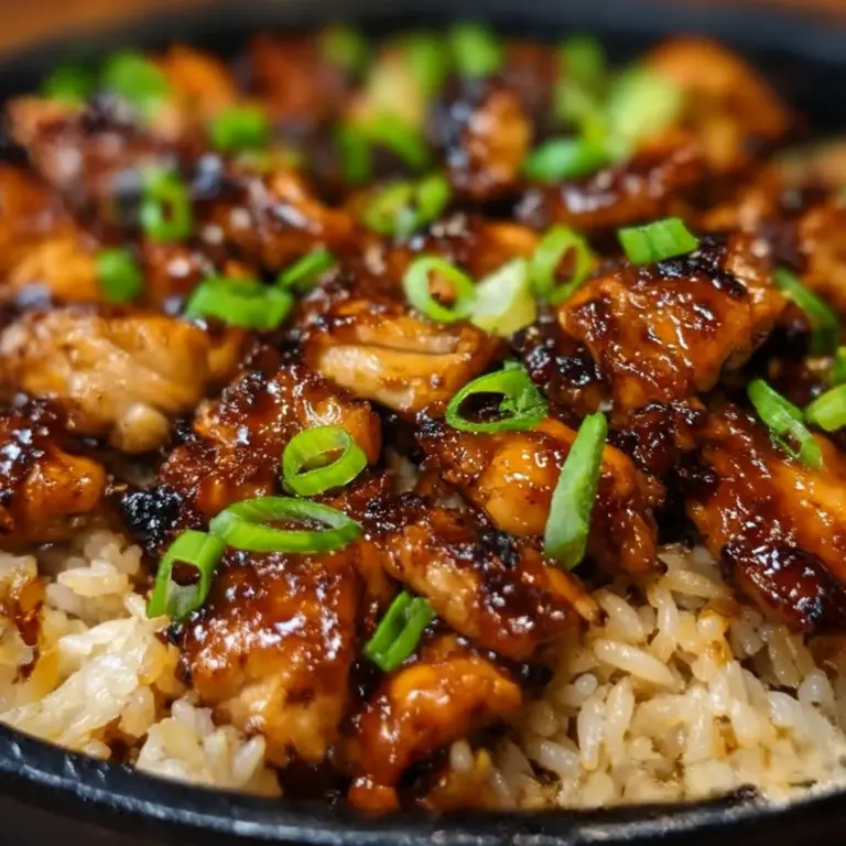 Honey BBQ Chicken Rice Recipe