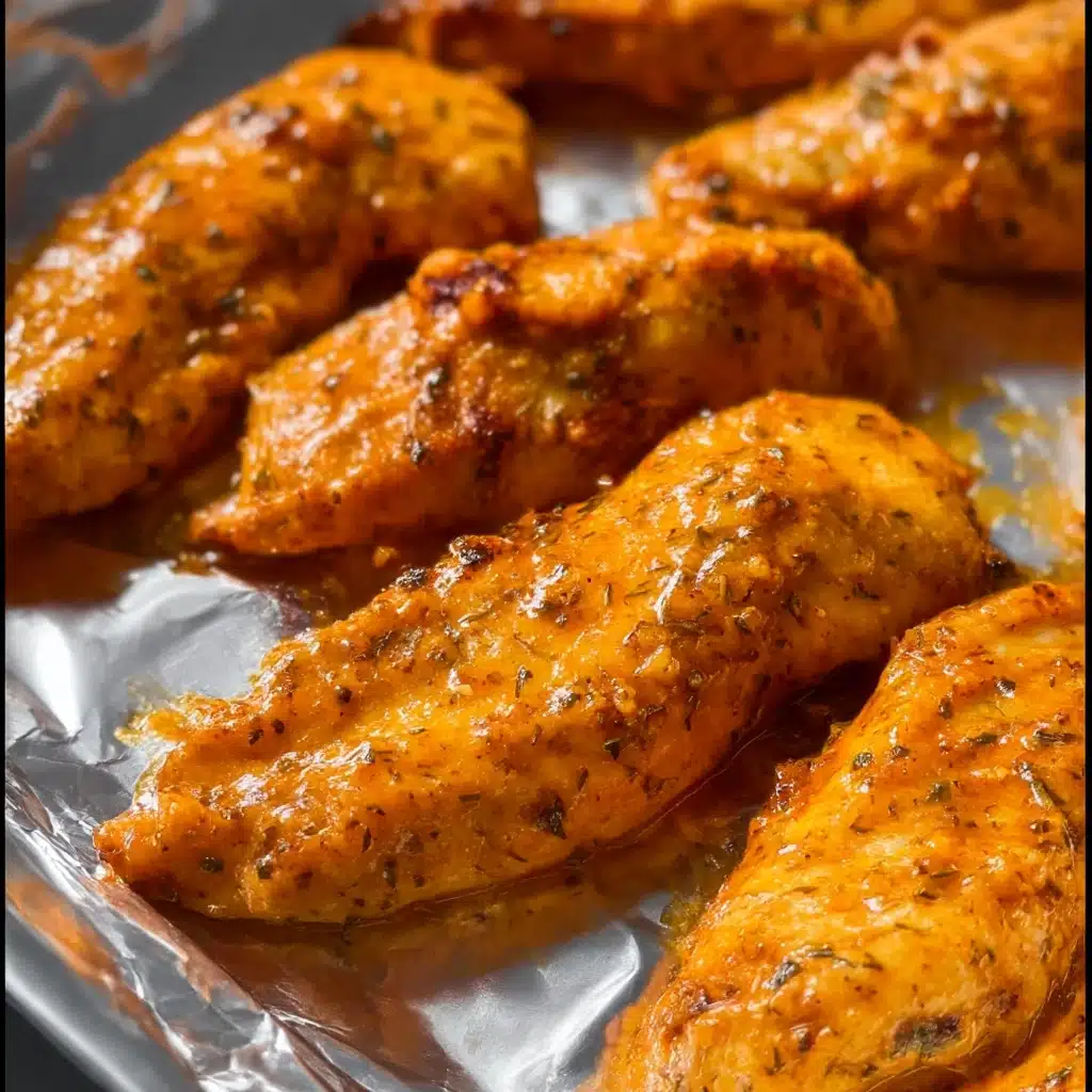 Healthy buffalo ranch baked chicken strips Recipe
