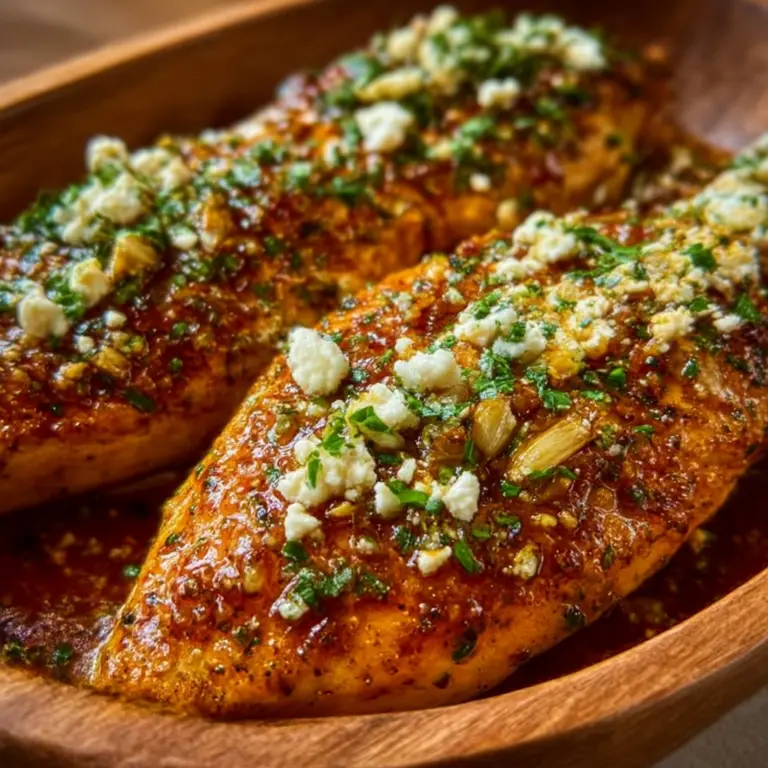 Hot Honey Infused Feta Chicken Recipe