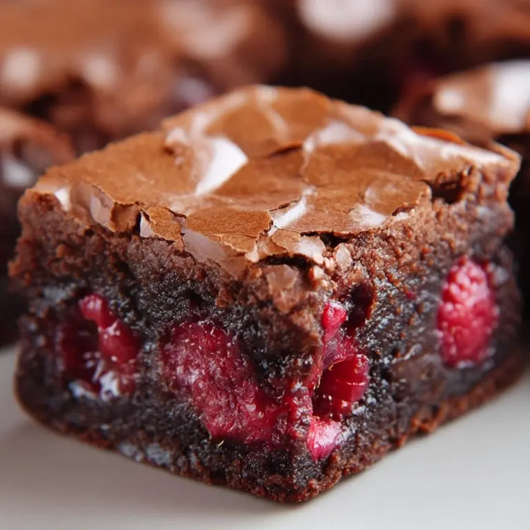 Raspberry Brownies Recipe