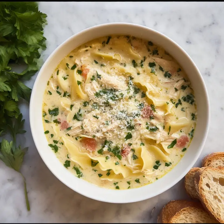 White Lasagna Soup Recipe
