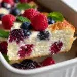 High Protein Triple Berry Bake Recipe