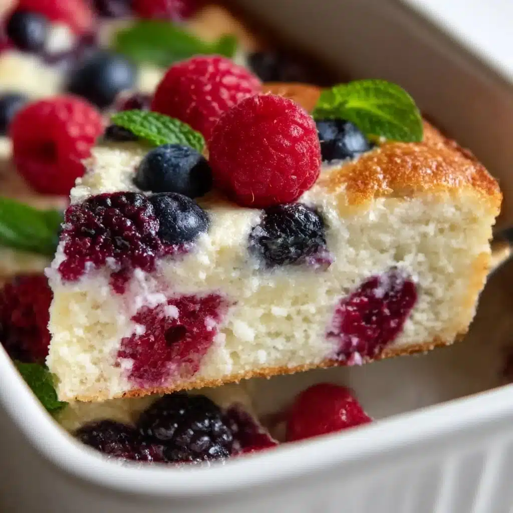 High Protein Triple Berry Bake Recipe