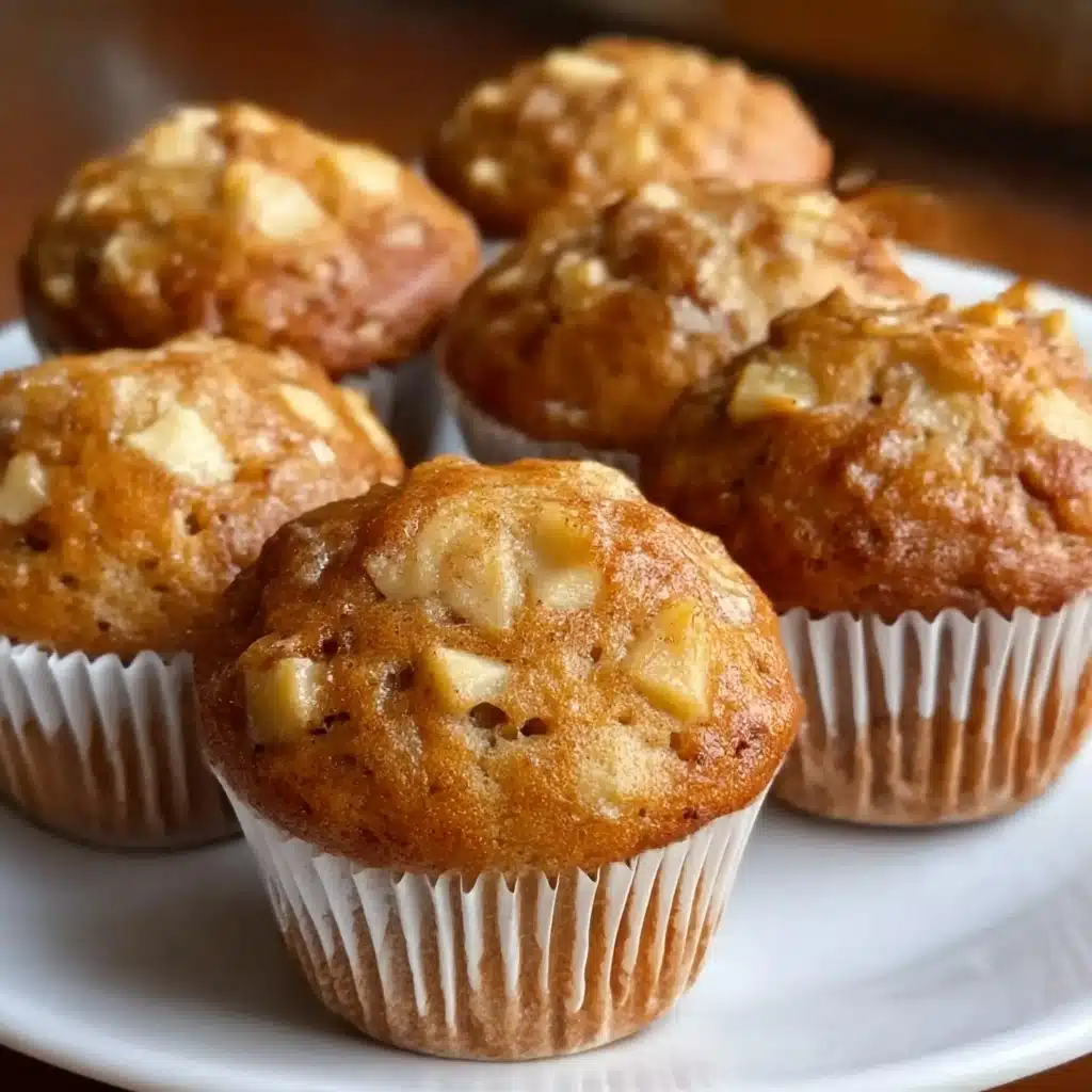 Apple Cinnamon Greek Yogurt Muffins Recipe - Recipe Image