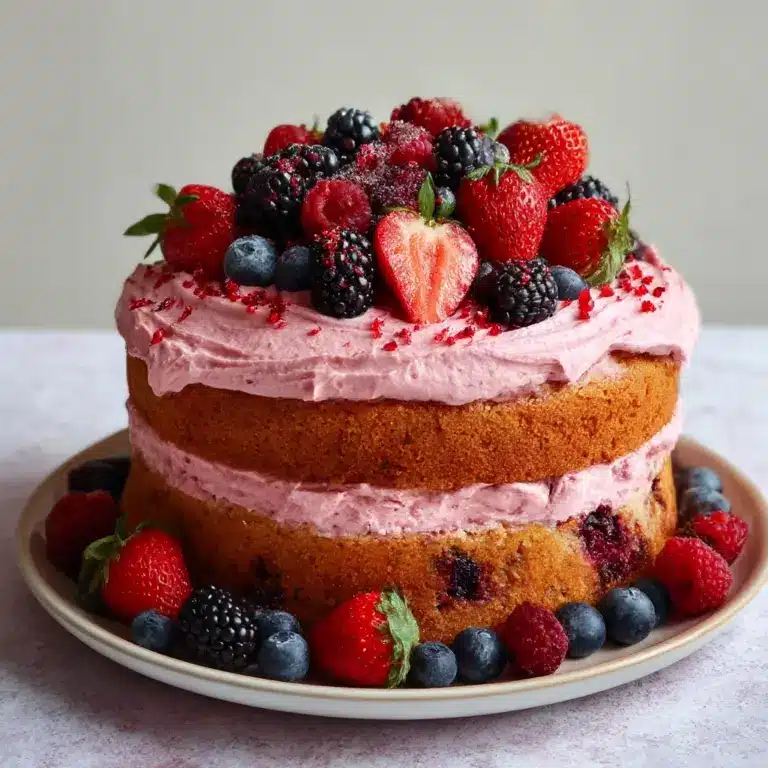 Summer Berry Cake! Recipe