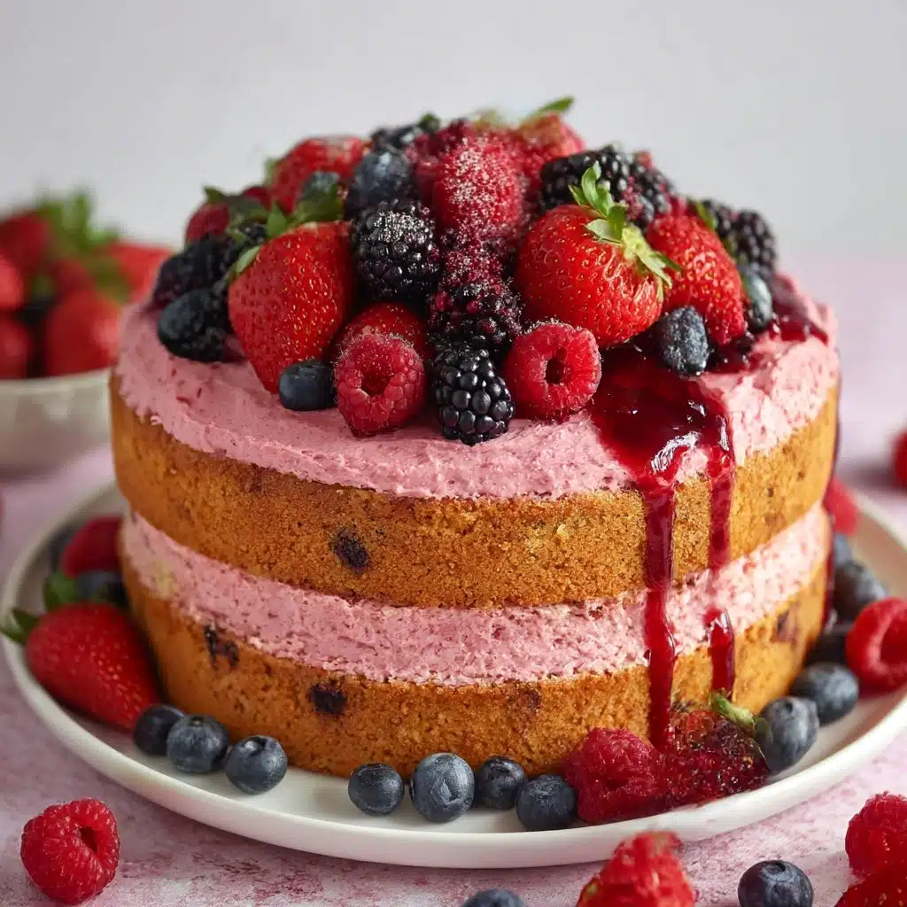 Summer Berry Cake! Recipe - Recipe Image